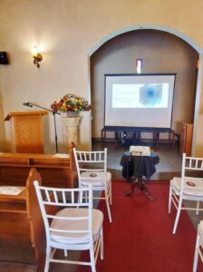 creates a non-religious funeral