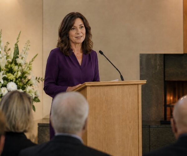 How a Celebrant Manages a Funeral with Many Speakers