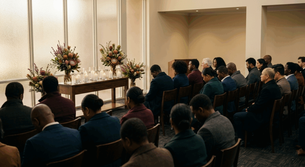 funerals with many speakers